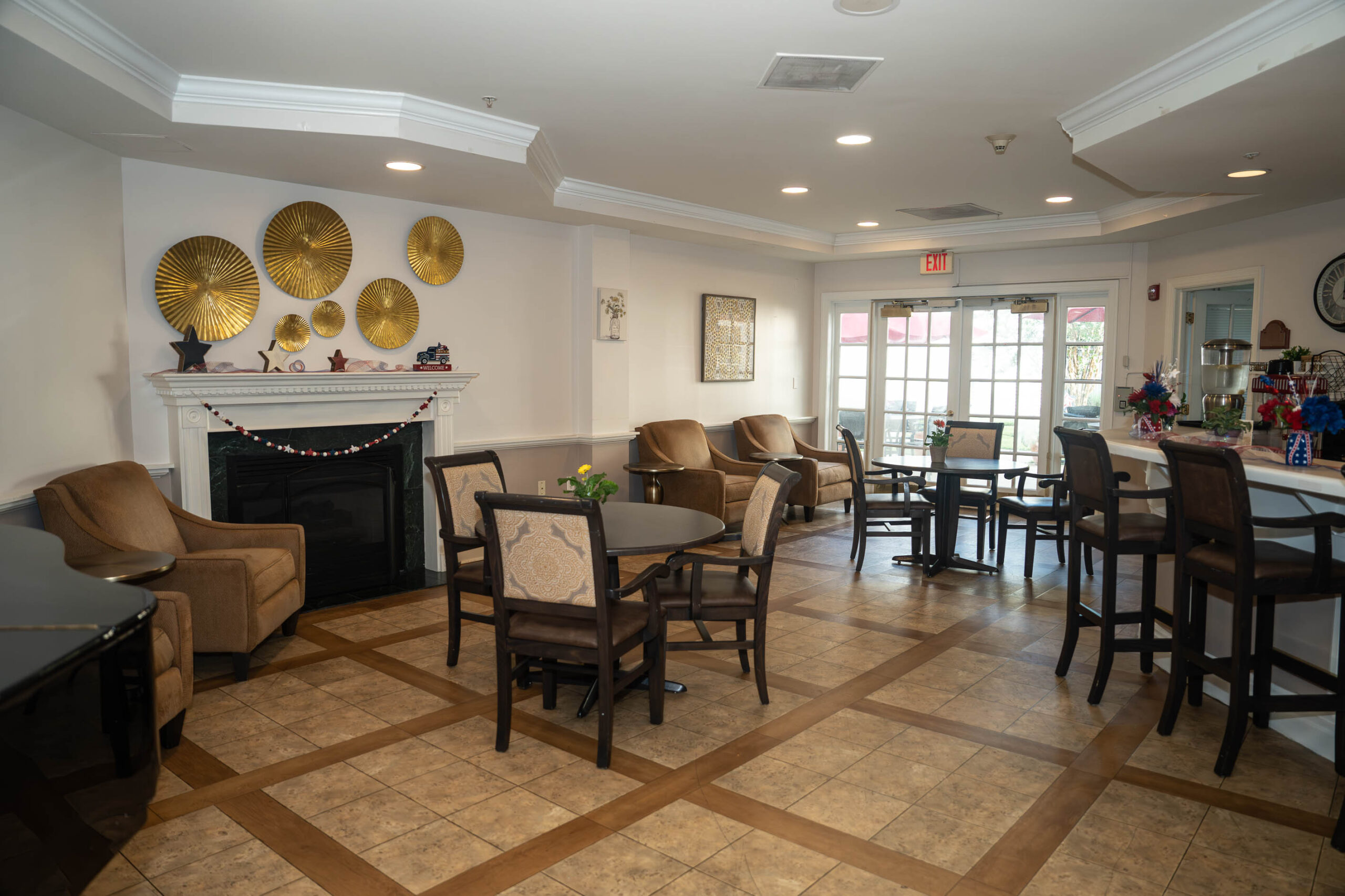 dining room with